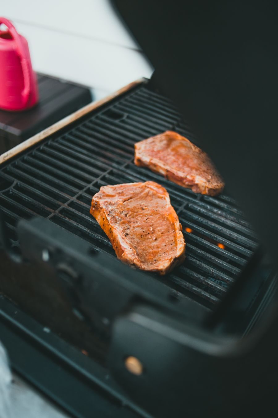 Chuletas de cerdo a la parrilla